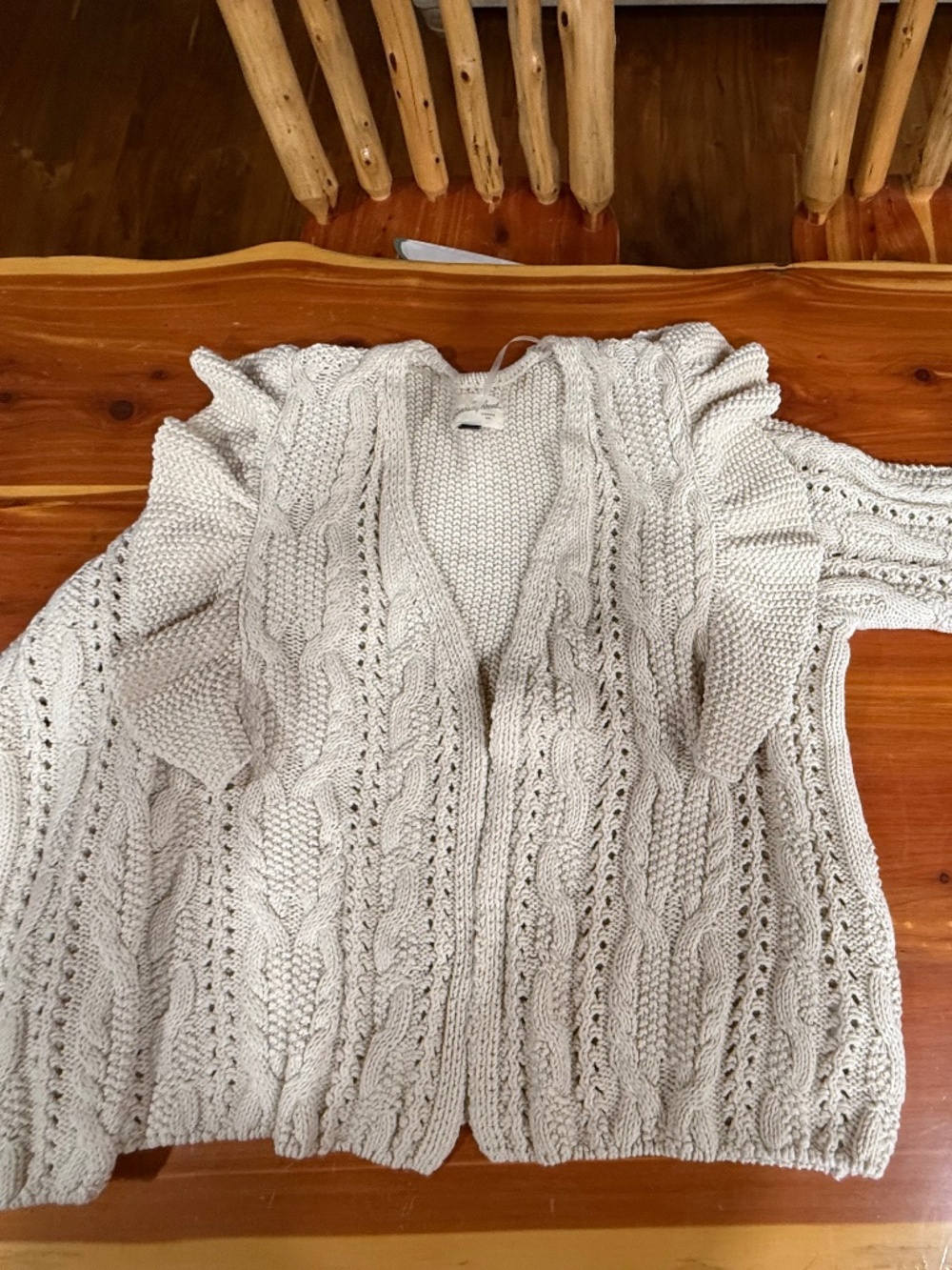 Universal Thread knitted ruffle sweater cardigan NWOT